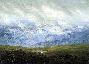 Caspar David Friedrich Drifting Clouds painting